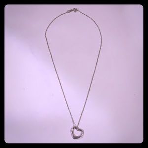 Sterling silver heart pendant